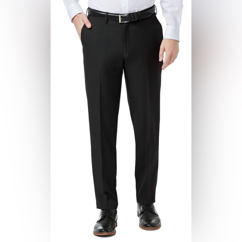 NWT Haggar Men's Comfort Performance Straight Fit Dress Pant 40x30